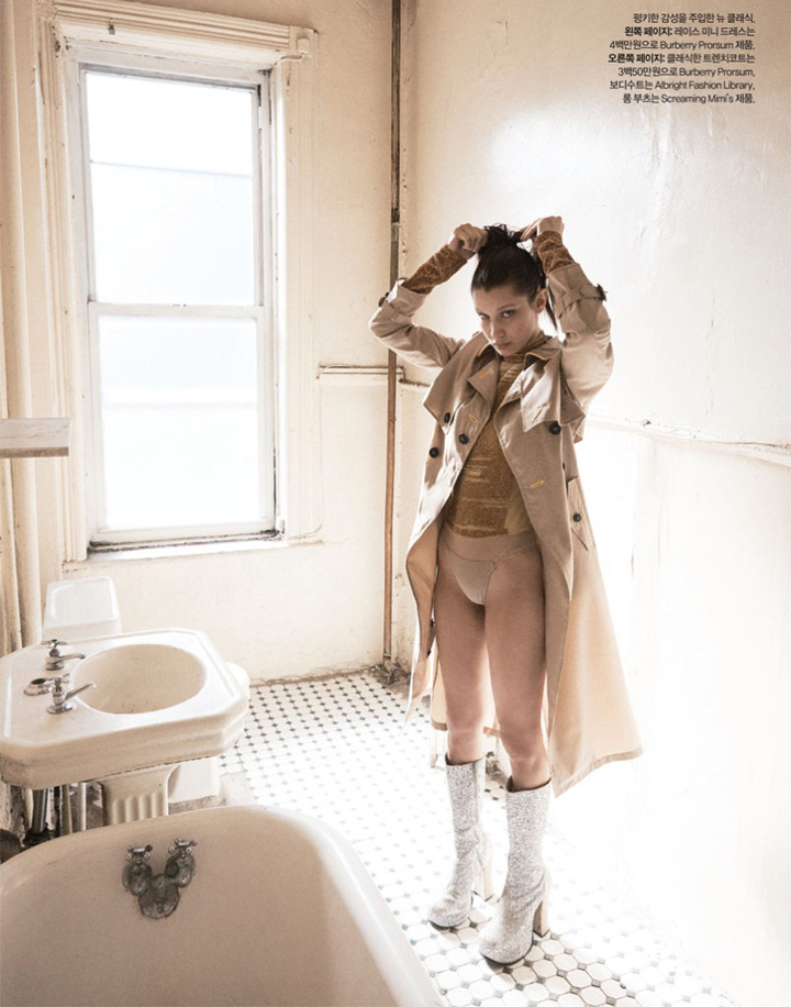 Bella Hadid《Harper's Bazaar》韓國版2016年3月號