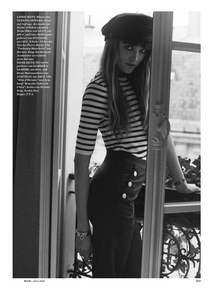 Vlada Roslyakova《Elle》德國版2016年3月號