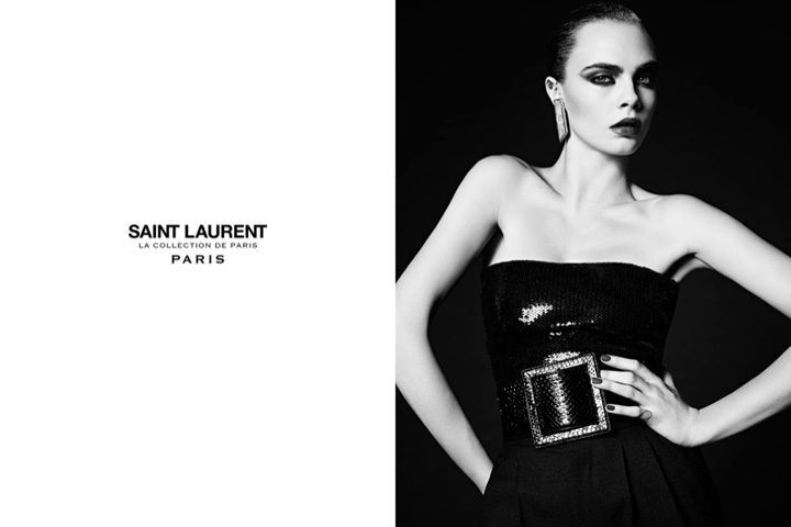 卡拉·迪瓦伊為Saint Laurent重塑經典
