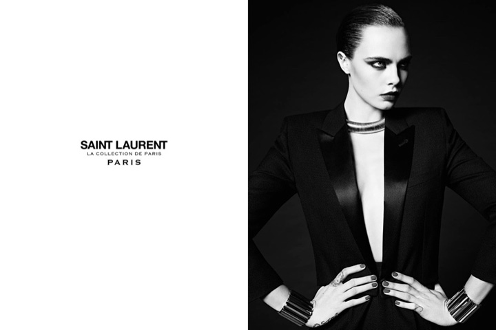 卡拉·迪瓦伊為Saint Laurent重塑經典