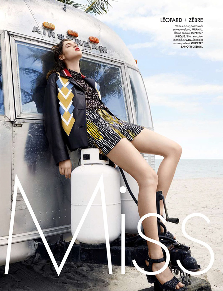 Anais Pouliot《Elle》法國版2016年4月號
