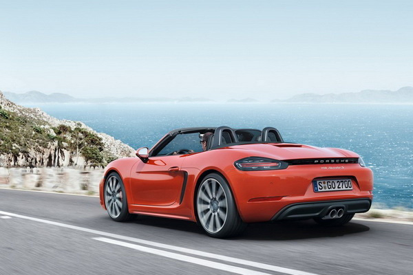 保時捷發布718 Boxster 入門級敞篷官圖
