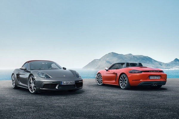 保時捷發布718 Boxster 入門級敞篷官圖