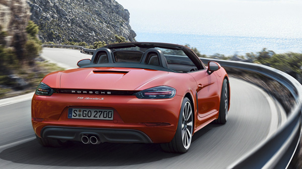 保時捷發布718 Boxster 入門級敞篷官圖