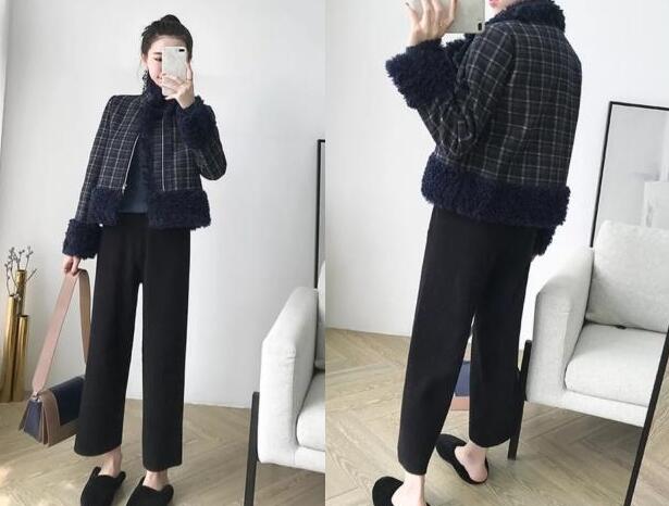 小香風羊羔毛短外套