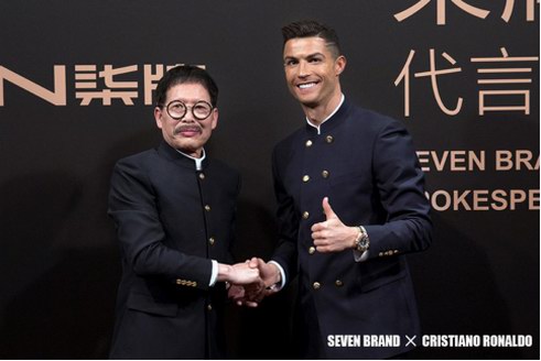 天生C位 柒號傳奇，C羅出任柒牌全新代言人