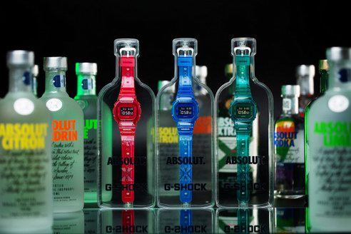 潮流入喉！G-SHOCK X ABSOLUT絕對伏特加聯(lián)名款破界來襲