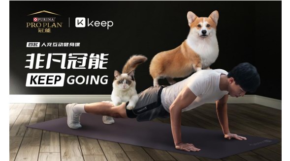 冠能X Keep共創(chuàng)人寵互動新場景，成就非凡健康生活