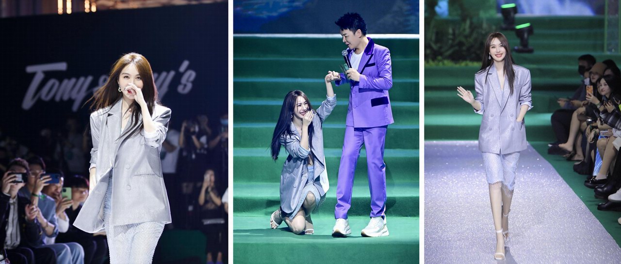 《乘風(fēng)破浪的姐姐2》李菲兒現(xiàn)身Tony&tony’秀場(chǎng)，鏤空網(wǎng)紗裙驚艷全場(chǎng)！