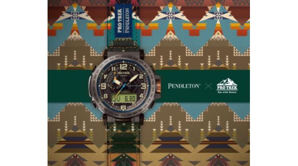 新品呈遞，向山而行！PRO TREK X Pendleton 重塑登山美學！