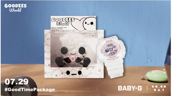 夢幻聯動 | BABY-G X GOODBAI，溫暖治愈，開啟多巴胺之旅！