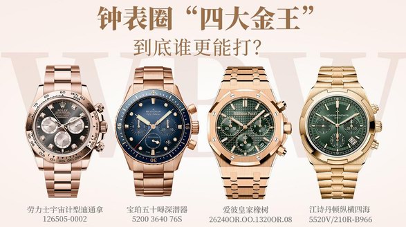 奢華腕表的巔峰對決，頂級腕表“四大金王”誰主沉浮？