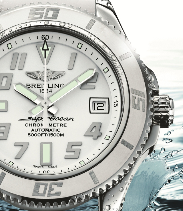 百年靈 Breitling 推出超級海洋 42 純白版腕表