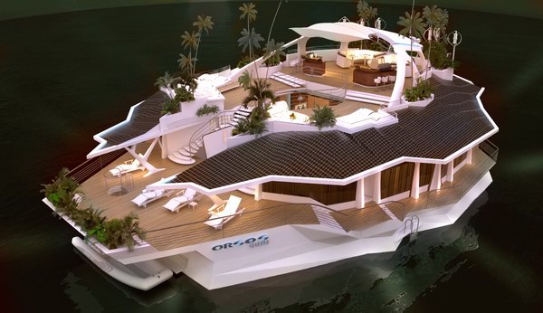 歐爾紹什島(Orsos Islands)——奧企業造豪華游艇似漂浮島嶼 成本千萬美金