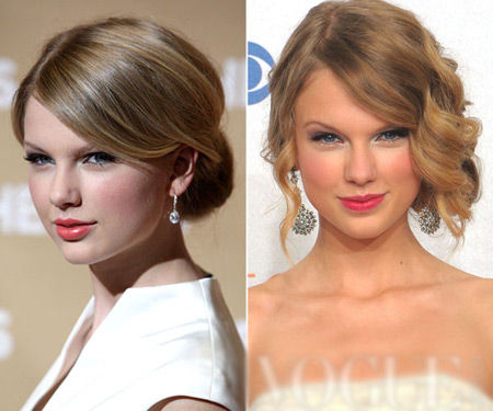 方形臉示范明星：Taylor Swift